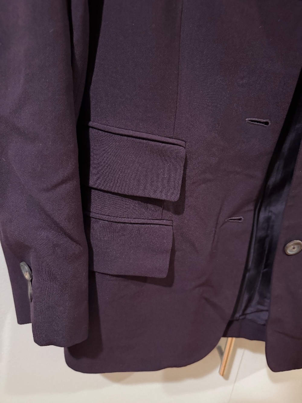 Gucci Plum Purple Blazer Jacket Size 42 Chic Tailored Minimalist Luxury - Picture 6 of 9